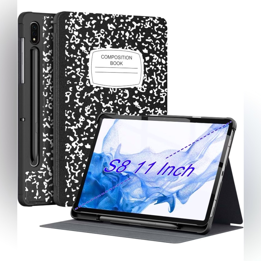 Samsung Galaxy S8/ S7 Composition Notebook Tablet Case by Supvevo